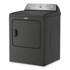 Maytag 5.5 Cu Ft. Top Load Impeller Washer with Pet Pro Option and 7.0 Cu Ft. Gas Dryer – Volcano Black | Laveuse à chargement par le haut 5,5 pi³ avec turbine et option Animal Pet Pro et sécheuse à gaz 7,0 pi³ de Maytag - noir volcan