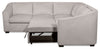 Envy 2-Piece Chenille Fabric Right-Facing Sleeper Sectional - Fog Grey | Sofa-lit sectionnel de droite Envy 2 pièces en tissu de chenille - gris brouillard