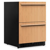 KitchenAid 24" 4.4 Cu. Ft. Undercounter Double-Drawer Refrigerator – Panel Ready - KURT524SPA | Réfrigérateur à deux tiroirs sous le comptoir KitchenAid de 24 po et 4,4 pi³ – prêt pour panneau personnalisable – KURT524SPA