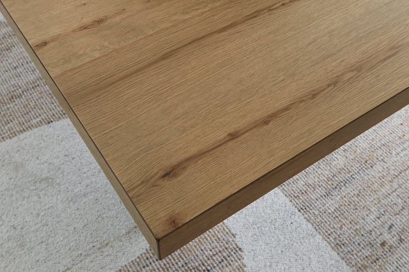 Shaw Dining Table, Trestle Base, 78\"W - Natural