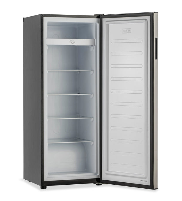 Frigidaire 22\" 6.5-Cubic-Foot Compact Convertible Refrigerator – Platinum Stainless Steel - EFRF6503