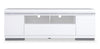 Garbo 63" Modern TV Stand with Storage and Cable Management for TVs up to 70"- White|Meuble pour téléviseur moderne Garbo de 63 po avec rangement et système de gestion des câbles pour téléviseurs jusqu’à 70 po - blanc