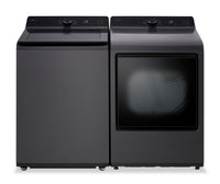LG 5.8 Cu. Ft. Smart Top-Load Washer with EasyUnload™ and 7.3 Cu. Ft. Electric Dryer with AI Sensing