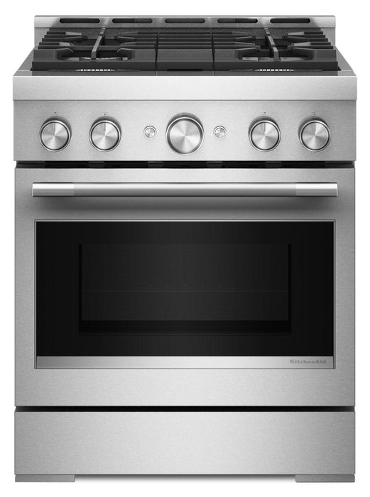 KitchenAid 4.1 Cu. Ft. Gas Range with No Preheat Air Fry Mode – Stainless Steel - KFGS930SSS