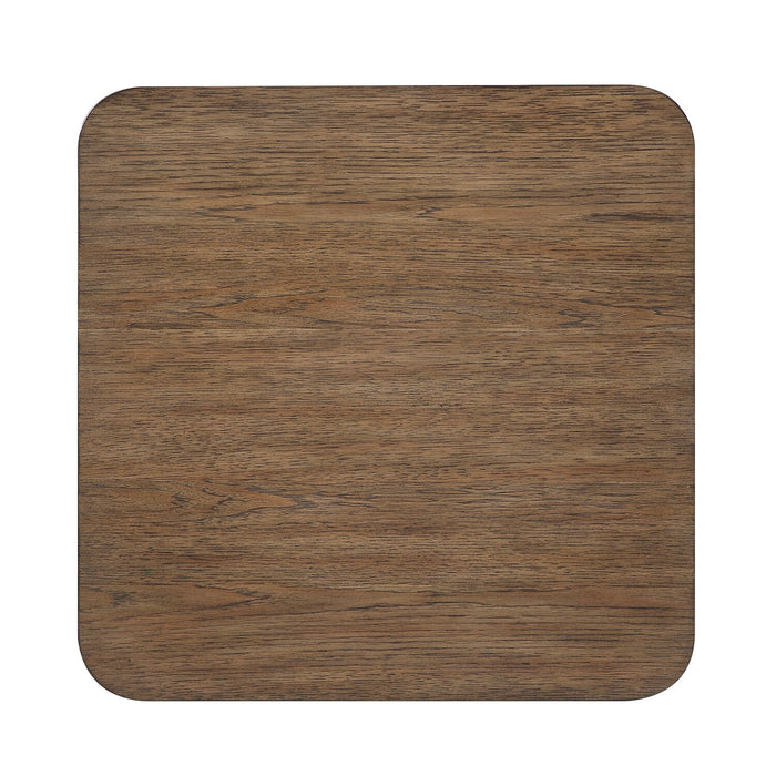 Maxwell 24\" End Table - Light Brown Hickory