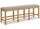 Archer Counter-Height Dining Bench with Fabric Seat, 72"W - Light Brown