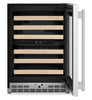 Kitchenaid® 24" Undercounter Wine Cellar with Full-Extension Wood-Front Racks - Stainless Steel - KUWR524SPS | Cellier à vin KitchenAid de 24 po sous le comptoir avec grilles à extension complète à devant en bois - acier inoxydable - KUWR524SPS
