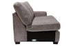 Made in Canada Luxe 3-Piece Left-Facing Fabric Sectional with Removable Cushions - Zaftig Dove Grey | Sofa sectionnel de gauche Luxe 3 pièces fabriqué au Canada en tissu avec coussins amovibles - gris colombe Zaftig