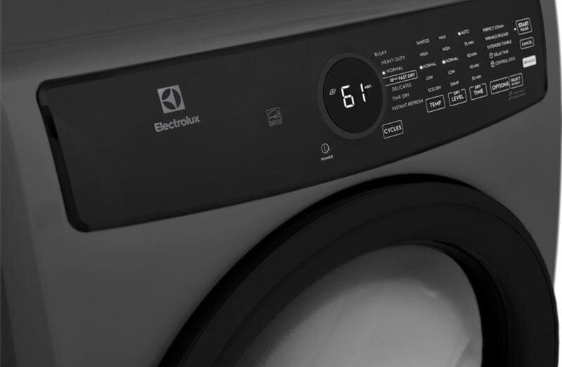 Electrolux 8 Cu. Ft. Electric Dryer - Titanium - Stackable - ELFE743CAT