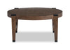 Gordon 38” Round Solid Wood Coffee Table - Brown | Table à café ronde Gordon de 38 po en bois massif - brune