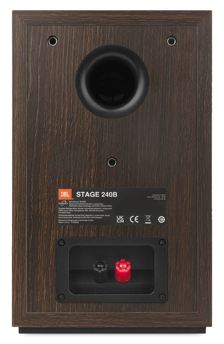 JBL Stage 240B 2-Way 4.5\" Bookshelf Loudspeaker Pair - Black (JBL240BBLK)