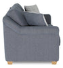 Finesse 59" Contemporary Chenille Fabric Loveseat - Flint | Causeuse contemporaine Finesse de 59 po en tissu de chenille - silex