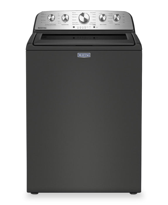 Maytag 5.5 Cu Ft. Top Load Agitator Washer with Pet Pro Option – Volcano Black - MTW5605RU