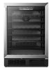 Hisense 5.4 cu. ft. 54-Bottle Hybrid Beverage and Wine Cooler with Reversible Door - Black - HWS054B1ASD | Refroidisseur hybride à boissons et à vin Hisense de 5,4 pi3 pour 54 bouteilles avec porte réversible - noir - HWS054B1ASD