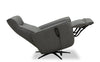 Serene 31" Genuine Leather Power Reclining Massage Chair with Power Headrest and Heated Seat - Grey | Fauteuil de massage à inclinaison électrique Serene de 31 po en cuir véritable avec appuie-tête électrique et siège chauffant - gris