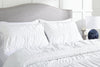 Rhodes 3-Piece King Comforter Set - White | Ensemble d’édredon Rhodes 3 pièces pour très grand lit - blanc