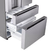 LG 36" 29 Cu. Ft. Standard-Depth MAX® 4-Door French-Door Refrigerator with InstaView® - LF29S9775S | Réfrigérateur à 4 portes LG de 29 pi3 et de 36 po de profondeur standard MAXMC à portes françaises avec InstaViewMD - LF29S9775S