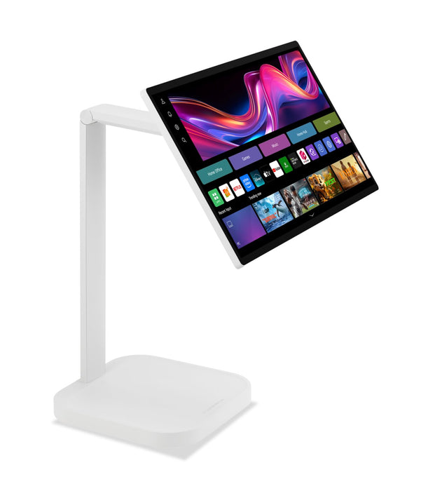 LG 32\" 4K UHD IPS Touchscreen Smart Monitor Swing with Rolling Stand (32U889SA-W.ACC)