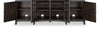 Wesley 70" Traditional TV Stand with Storage and Cable Management for TVs up to 75" - Graphite | Meuble pour téléviseur traditionnel Wesley de 70 po avec rangement et système de gestion des câbles