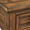 Hanson 50” Traditional Pine Sofa Table with Storage - Toasted Nutmeg | Table de salon traditionnelle Hanson de 50 po en pin - muscade grillée
