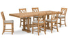 Archer Counter-Height Extension Dining Table, 72-108"W - Light Brown | Table de salle à manger Archer de hauteur comptoir avec rallonge, 72 po à 108 po (L) - brun clair
