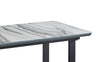 Ezra Dining Table, 63-79"W Self-Storing Butterfly Leaf, Metal, Glass, Faux Marble - White | Table de salle à manger Ezra de 63 po à 79 po (L) avec rallonge papillon se rangeant, en métal, en verre et en imitation de marbre - blanche