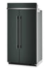 Kitchenaid 42" 25.5 Cu. Ft. Built-In Side-by-Side Refrigerator with Platinum Interior – Juniper - KBSN742SJP  | Réfrigérateur encastré KitchenAid de 42 po et de 25,5 pi³ à compartiments juxtaposés avec intérieur platine - genièvre - KBSN742SJP