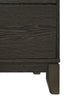 Sable Bedside 2-Drawer Nightstand, 24"W x 24"H - Dark Grey | Table de nuit Sable de 24 po (L) x 24 po (H) à 2 tiroirs - gris foncé