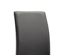 Naya Dining Chair, Vegan Leather, Metal – Grey | Chaise de salle à manger Naya en cuir végétalien et en métal - grise