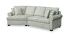 Scott Living Haven 2-Piece Left-Facing Chenille Fabric Cuddler Sectional - Seafoam Blue | Sofa sectionnel enveloppant de gauche Haven de Scott Living 2 pièces en tissu de chenille - bleu écume de mer