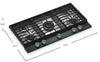 KitchenAid Gas-on-Metal Cooktop with Integrated Wok Grate – Juniper - KCGK536SJP | Surface de cuisson à gaz sur métal KitchenAid avec grille pour wok intégrée - Genièvre - KCGK536SJP
