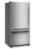 KitchenAid 33" 22 Cu. Ft. Standard-Depth Bottom Mount Refrigerator - KRBL133SPS | Réfrigérateur KitchenAid de 22 pi³ et de 33 po de profondeur standard à congélateur inférieur - KRBL133SPS