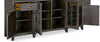 Wesley 70" Traditional TV Stand with Storage and Cable Management for TVs up to 75" - Graphite | Meuble pour téléviseur traditionnel Wesley de 70 po avec rangement et système de gestion des câbles