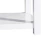 Centennial 24" Modern End Table with Storage and Shelf - White | Table de bout moderne Centennial de 24 po avec rangement et tablette - blanche
