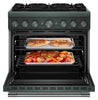 KitchenAid 5.1 Cu. Ft. Dual Fuel Range with No Preheat Air Fry – Juniper - KFDS936SJP | Cuisinière hybride KitchenAid de 5,1 pi3 avec friture à air sans préchauffage - genévrier - KFDS936SJP