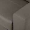 Valentino 3-Piece Left-Facing Genuine Leather Power Reclining Sectional with Adjustable Headrests - Grey | Sofa sectionnel de gauche à inclinaison électrique Valentino 3 pièces en cuir véritable avec appuie-têtes réglables - gris