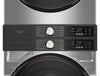 Whirlpool Front-Load Laundry Tower with 5.2 Cu. Ft. Washer and 7.4 Cu. Ft. Electric Dryer - Silver - YWEF5727TR | Tour de lavage Whirlpool à chargement frontal avec laveuse de 5,2 pi³ et sécheuse électrique de 7,4 pi³ - argent - YWEF5727TR