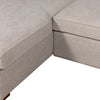Scott Living Haven 4-Piece Right-Facing Chenille Fabric Sleeper Sectional with Storage Chaise - Grey | Sofa-lit sectionnel de droite Haven de Scott Living 4 pièces en tissu de chenille avec fauteuil long de rangement - gris