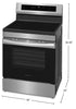 Frigidaire 5.3 Cu. Ft. Rear Control Induction Range – Stainless Steel - FCRI306CAS | Cuisinière à induction Frigidaire de 5,3 pi³ avec commandes à l’arrière - acier inoxydable - FCRI306CAS