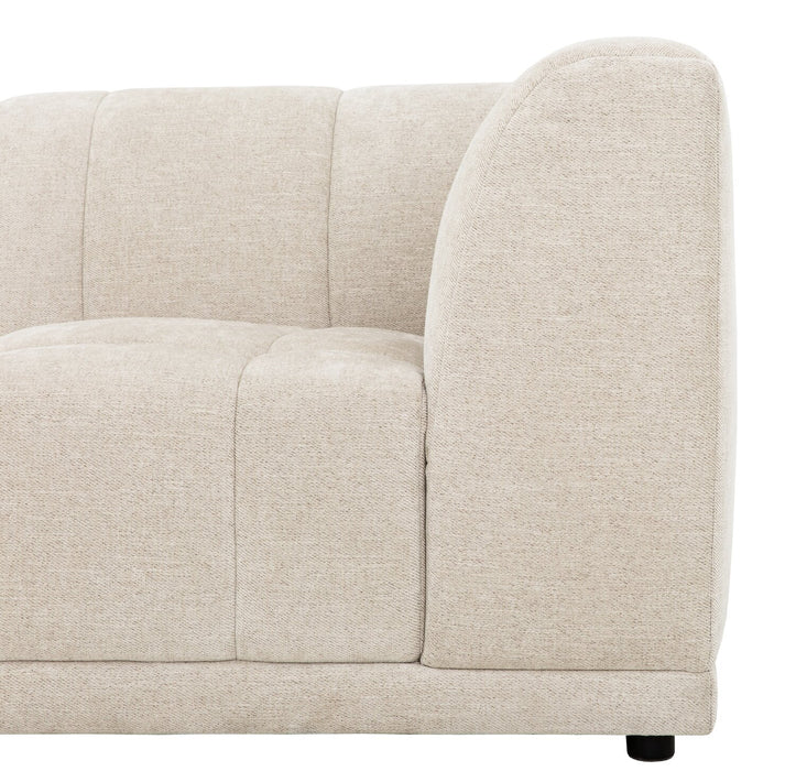 Kort & Co. Oaklyn Modular 8-Piece Fabric Sectional with Tufted Seat Cushions - Beige