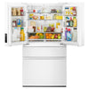 Whirlpool 36" 30 Cu. Ft. French Door Refrigerator – White - WRMF3336SW | Réfrigérateur Whirlpool de 36 po et de 30 pi3 à portes françaises - blanc - WRMF3336SW