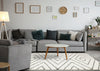 Pascal Multi-Colour Shag Area Rug - 5'3" x 7'7" | Carpette à poil long Pascal multicolore - 5 pi 3 po x 7 pi 7 po