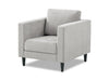 Metro 32" Fabric Chair with Tufted Seat Cushion and Reversible Back Cushion - Neutral | Fauteuil Metro de 32 po en tissu avec coussin de siège capitonné et coussin de dossier réversible - neutre