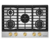 KitchenAid Gas-on-Metal Cooktop with CookShield Finish - Stainless Steel - KCGK730SSS | Surface de cuisson KitchenAid au gaz sur métal avec fini CookShield - acier inoxydable - KCGK730SSS