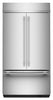 KitchenAid 42" 24.2 Cu. Ft. French Door Bottom Mount Refrigerator - Stainless Steel - KBFN542SPS | Réfrigérateur KitchenAid de 24,2 pi³ et de 42 po à portes françaises à congélateur inférieur - acier inoxydable  - KBFN542SPS