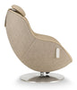 LG 29.6" Leather-Look Fabric Reclining Massage Chair with Matching Ottoman - Brown | Fauteuil de massage inclinable LG de 29,6 po en tissu d’apparence cuir avec pouf assorti - brun