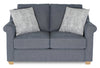 Finesse 59" Contemporary Chenille Fabric Loveseat - Flint | Causeuse contemporaine Finesse de 59 po en tissu de chenille - silex