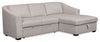 Envy 2-Piece Right-Facing Chenille Fabric Sleeper Sectional with Storage Chaise - Fog Grey | Sofa-lit sectionnel de droite Envy 2 pièces en tissu de chenille avec fauteuil long de rangement - gris brouillard