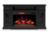 Zenith 64" Electric Fireplace TV Stand with Storage for TVs up to 70" - Black | Meuble pour téléviseur Zenith de 64 po avec foyer électrique et rangement, pour téléviseurs jusqu’à 70 po - noir