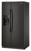 Whirlpool 36" 21 Cu. Ft. Side-by-Side Refrigerator - Black Stainless - WRSC5536RV | Réfrigérateur Whirlpool de 21 pi³ et de 36 po à compartiments juxtaposés - acier inoxydable noir - WRSC5536RV